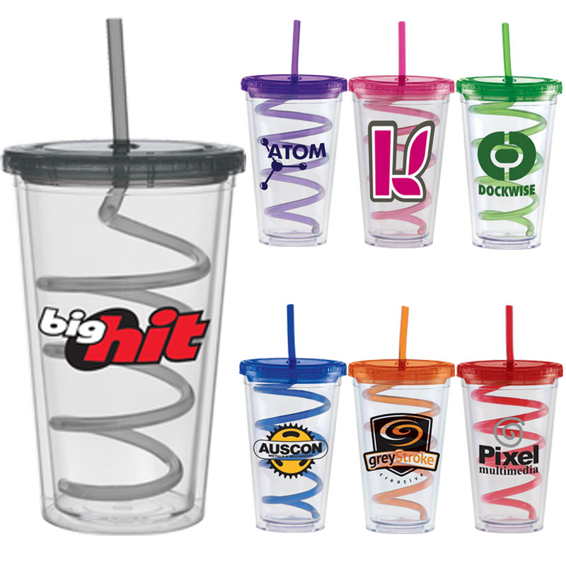 Promotional Acrylic Tumblers Double Wall and Single Wall with Logo