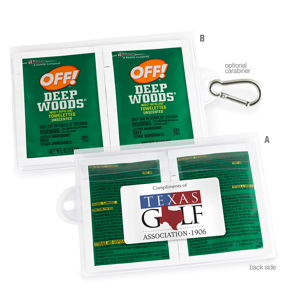 Promotional OFF Deep Woods Insect Repellent Wipes