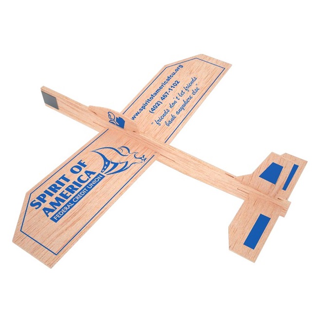 Custom Printed Balsa Wood Air Superiority Glider