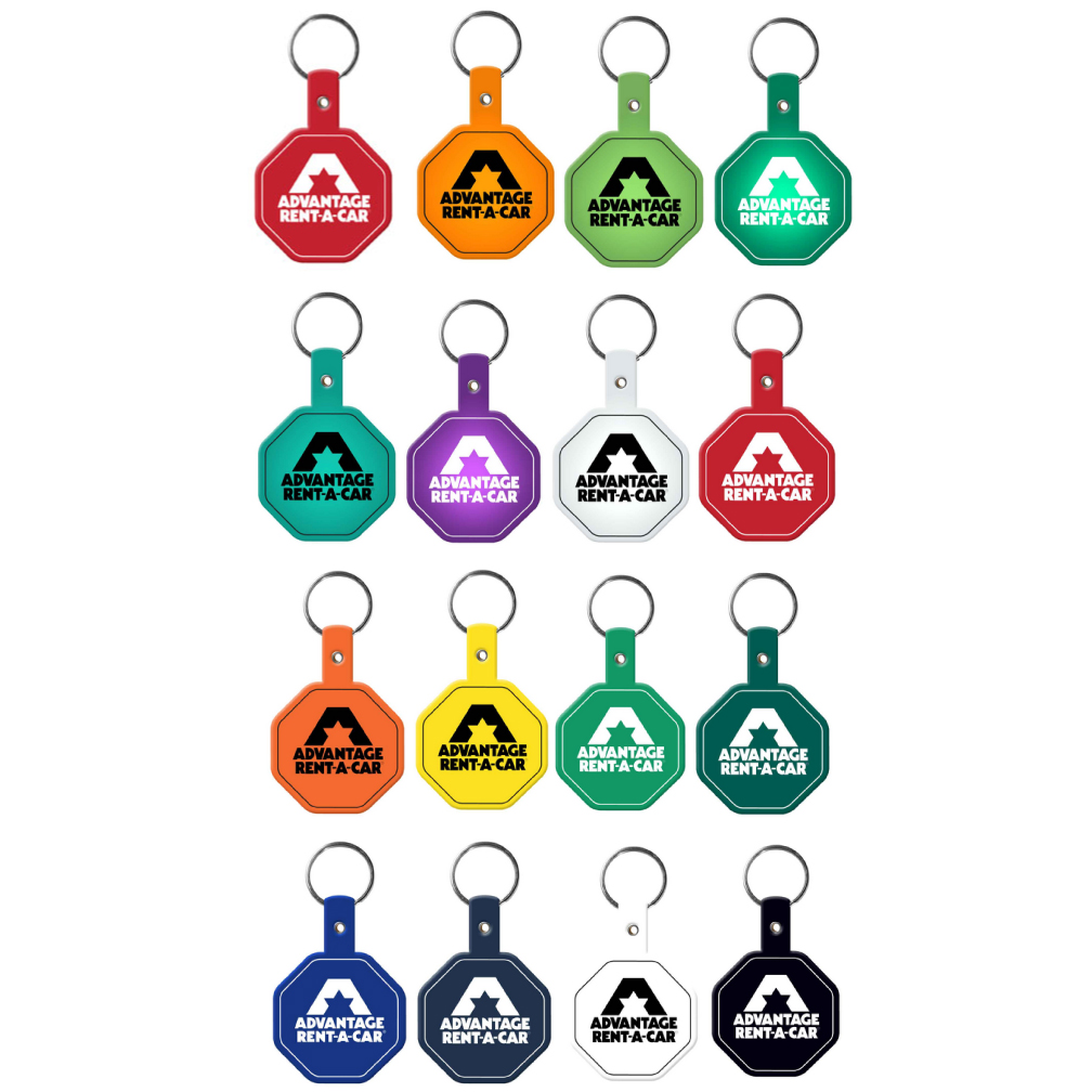 Promo Stop Sign Flexible Key Tag