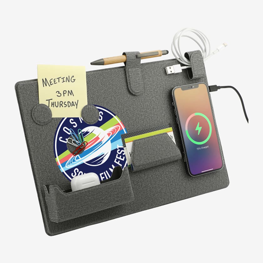 Promotional Wireless Charging Desk Organizer