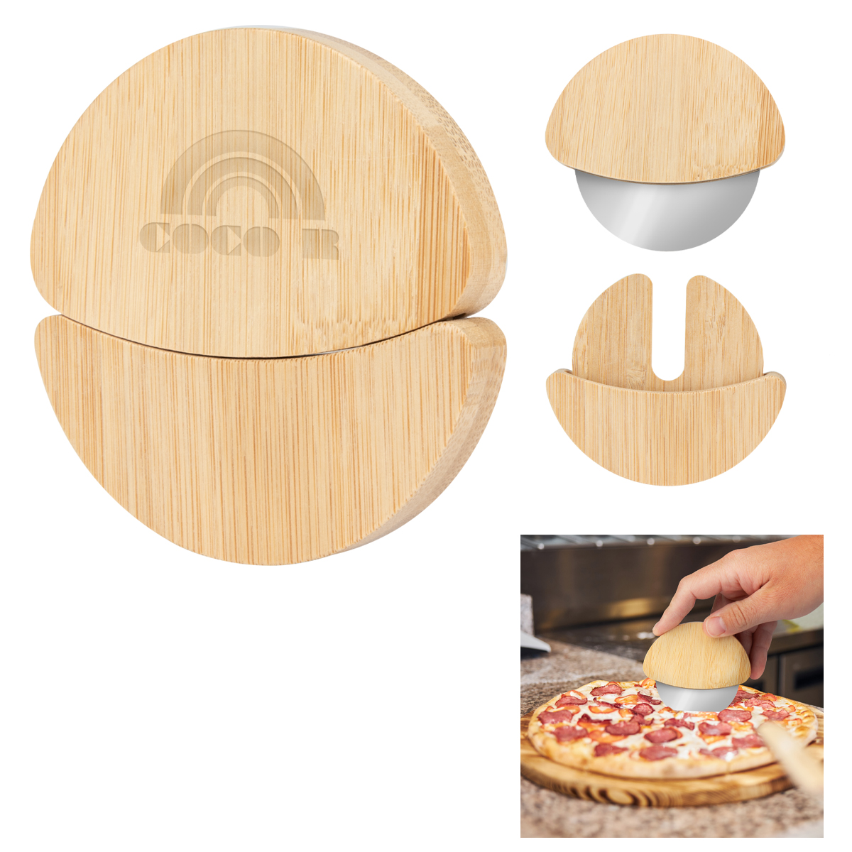 Bambino Pizza Cutter with Custom Logo