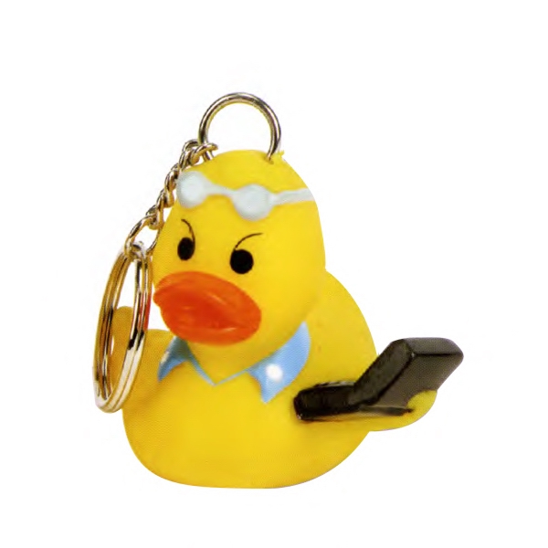 Hi Tech Key Chain Custom Printed Hi Tech Duck Keychain