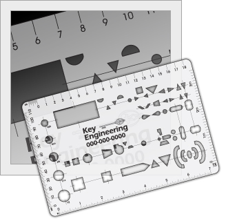 Custom Printed Engineering Template 3