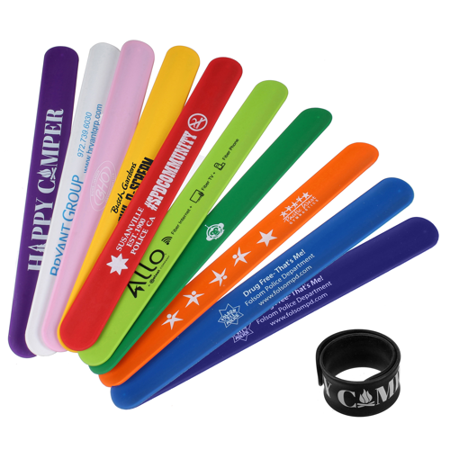 Custom Printed Silicone Slap Bracelet