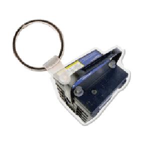 Custom Printed Car Battery Soft Vinyl Keychain