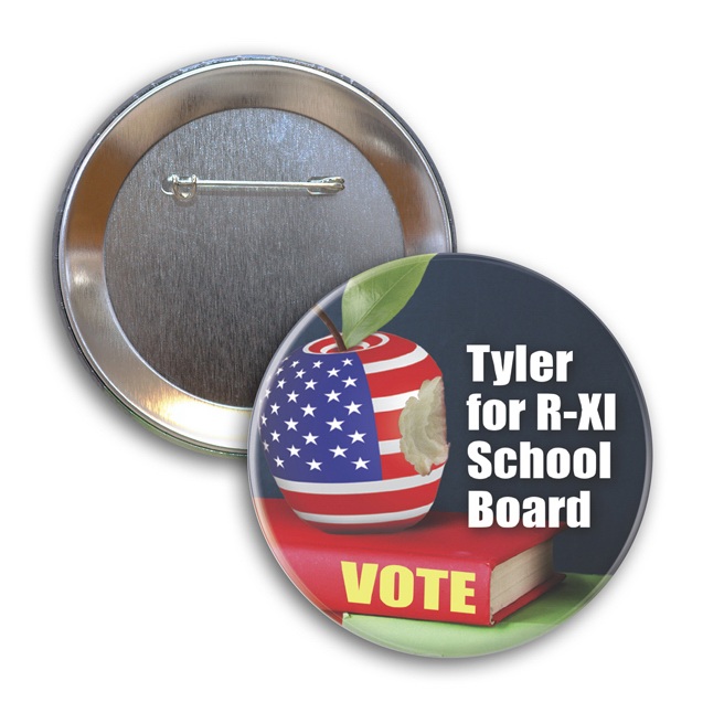 Custom Printed 3 Inch Round Button