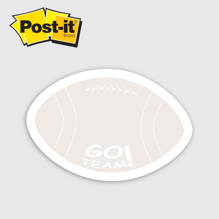 Football Sticky Note Promotional Football Shaped Post It Notes