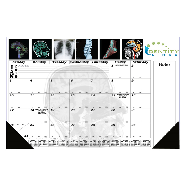 Desktop Blotter Calendars Custom Printed | Identity Links