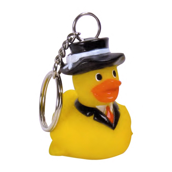 Rubber Duck Keychains Imprinted with Your Company Logo