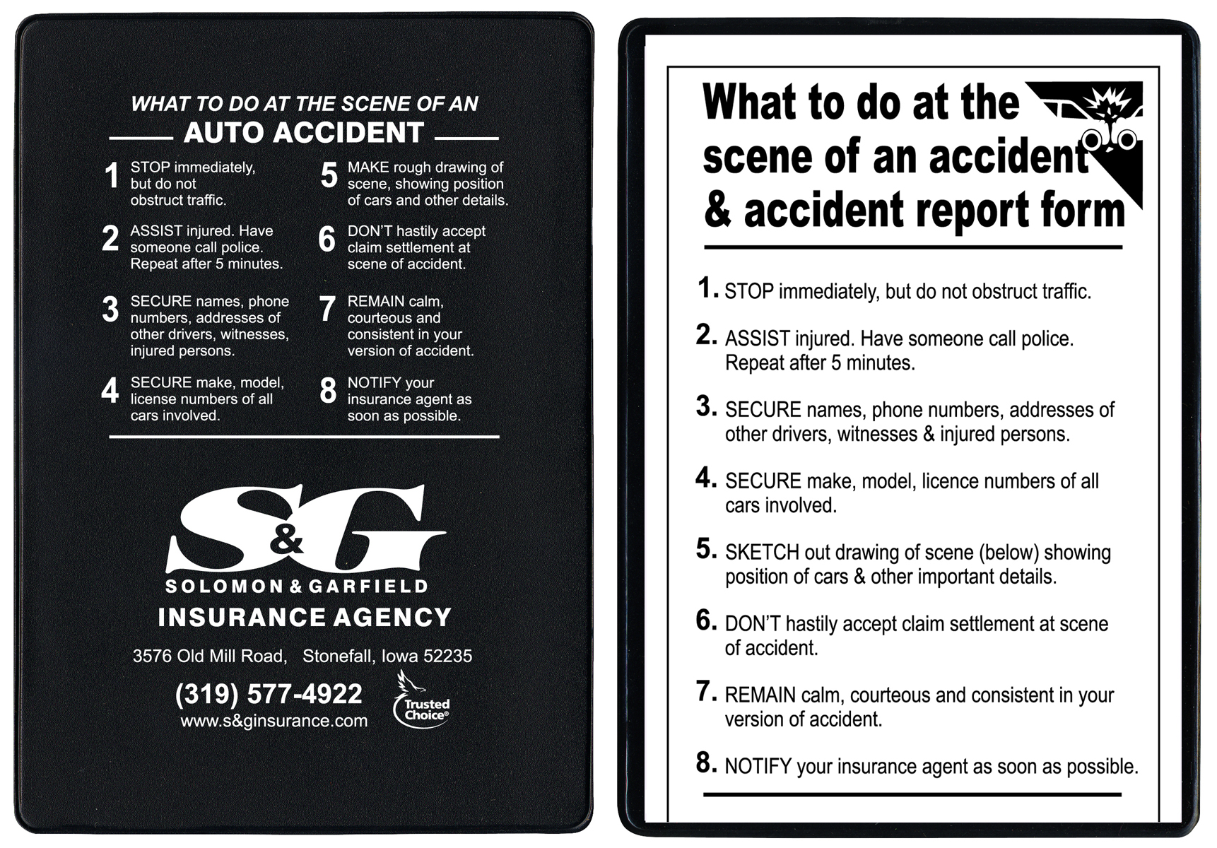 Insure Cards Stool Promotional Insurance Card Holder Kit | Identity Links